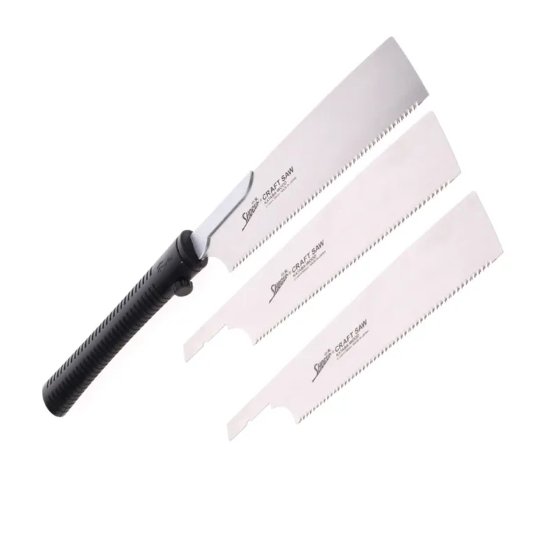 Saisonangebot Shogun KATABA Japansäge Universal Holz Zugsäge langer Griff ( M-190W ) Klinge 190 mm + 2x KATABA Japan Holzsägeblatt - Made in Japan
