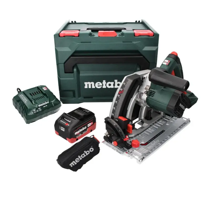 Metabo KT 18 LTX 66 BL Akku Tauchkreissäge 18 V 165 mm + 1x Akku 5,5 Ah + Ladegerät + metaBOX Wochenendangebot