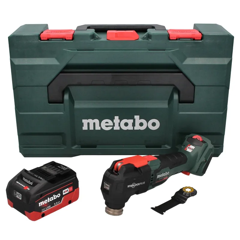 Preis Gesenkt Metabo MT 18 LTX BL QSL Akku Multitool 18 V Brushless Starlock Plus + 1x Akku 5,5 Ah + metaBOX - ohne Ladegerät