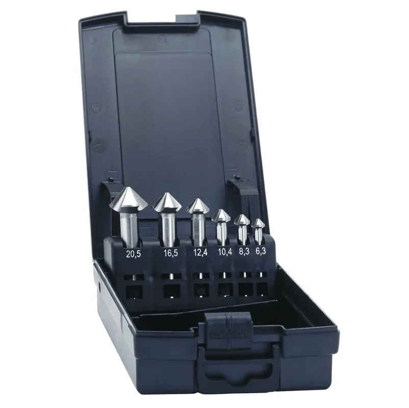Preisreduziert Exact 90° DIN 335 C Kegelsenker HSS Stahl ( 50212 ) 6,3 - 20,5 mm 6 tlg.