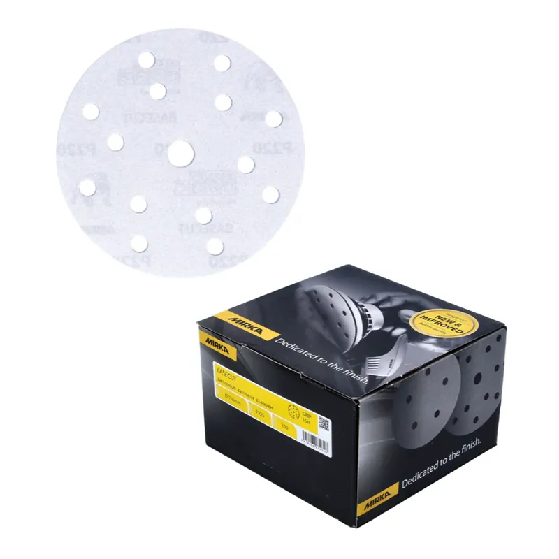 Billig Mirka BASECUT Schleifscheiben 150 mm P220 100 Stk. ( 2261109922 ) Grip 15 Loch