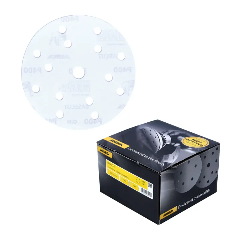 Mirka BASECUT Schleifscheiben 150 mm P400 100 Stk. ( 2261109941 ) Grip 15 Loch Top-Seller