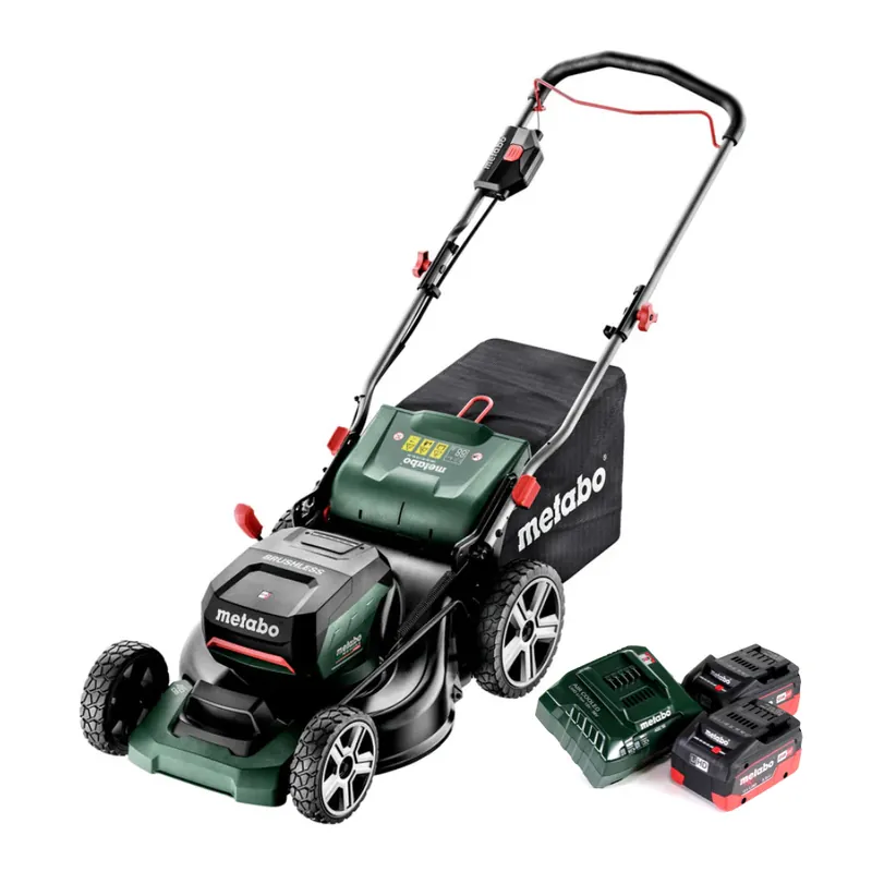Metabo RM 36-18 LTX BL 46 Akku Rasenmäher 36 V ( 2x 18 V ) 46 cm Brushless + 2x Akku 5,5 Ah + Ladegerät Finale Aktion