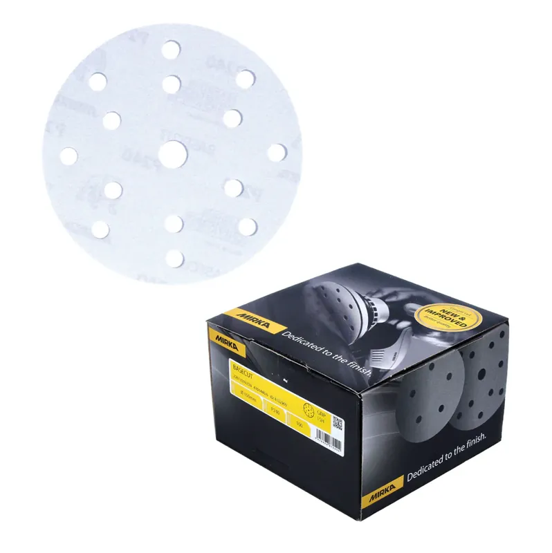 Günstig Mirka BASECUT Schleifscheiben 150 mm P240 200 Stk. ( 2x 2261109925 ) Grip 15 Loch
