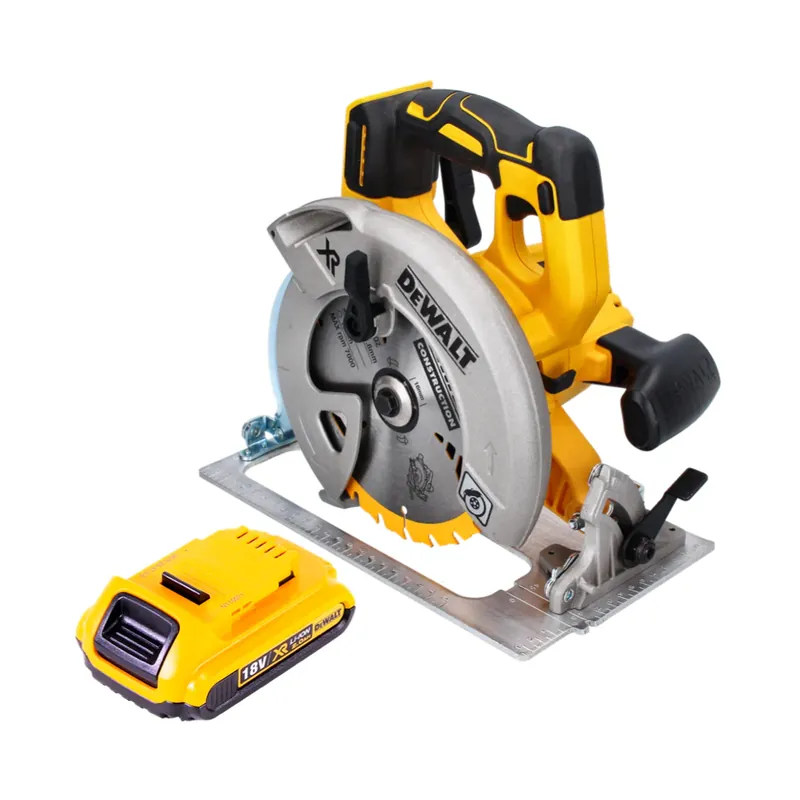 DeWalt DCS 570 Akku Handkreissäge 18 V 184 mm Brushless + 1x Akku 2,0 Ah - ohne Ladegerät Preisknaller