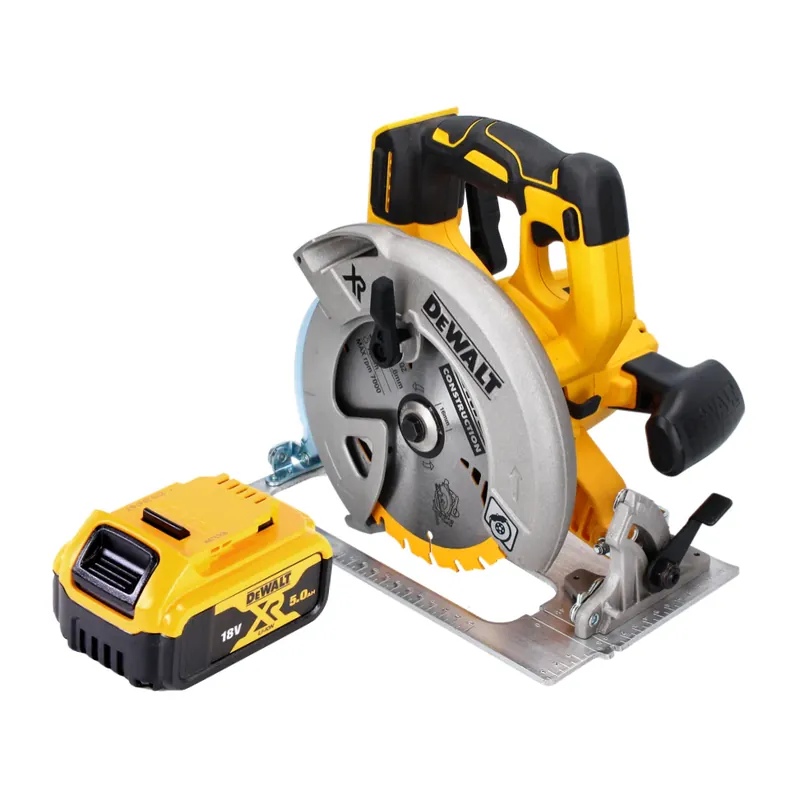 DeWalt DCS 570 Akku Handkreissäge 18 V 184 mm Brushless + 1x Akku 5,0 Ah - ohne Ladegerät Top-Angebot