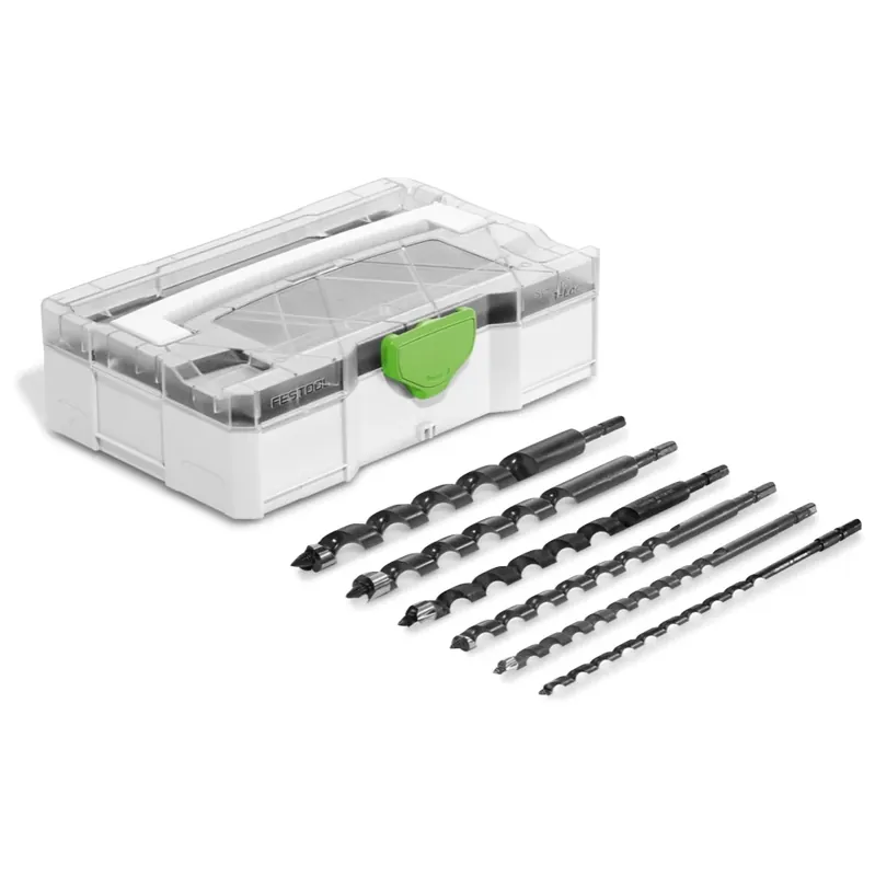 Festool Schlangenbohrer Set SB CE/6-Set 6 - 16 mm 6 tlg. + SYS MINI ( 205902 ) für Schlagbohrschrauber und Bohrschrauber Mega-Angebot