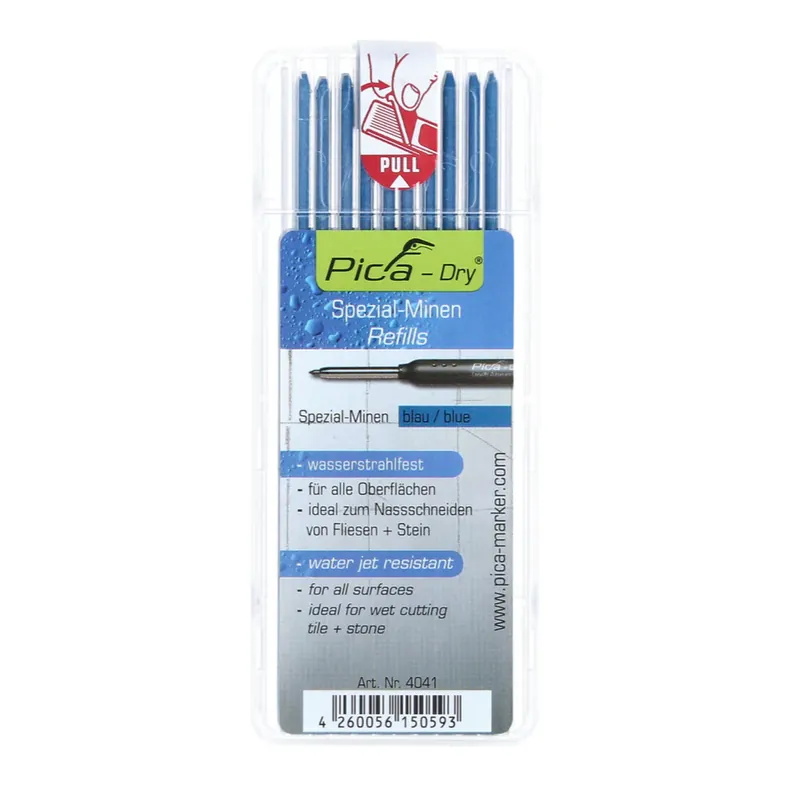 Pica DRY Spezial Minen Wasserstrahlfest Blau 10 Stk. ( 4041 ) Aktuell