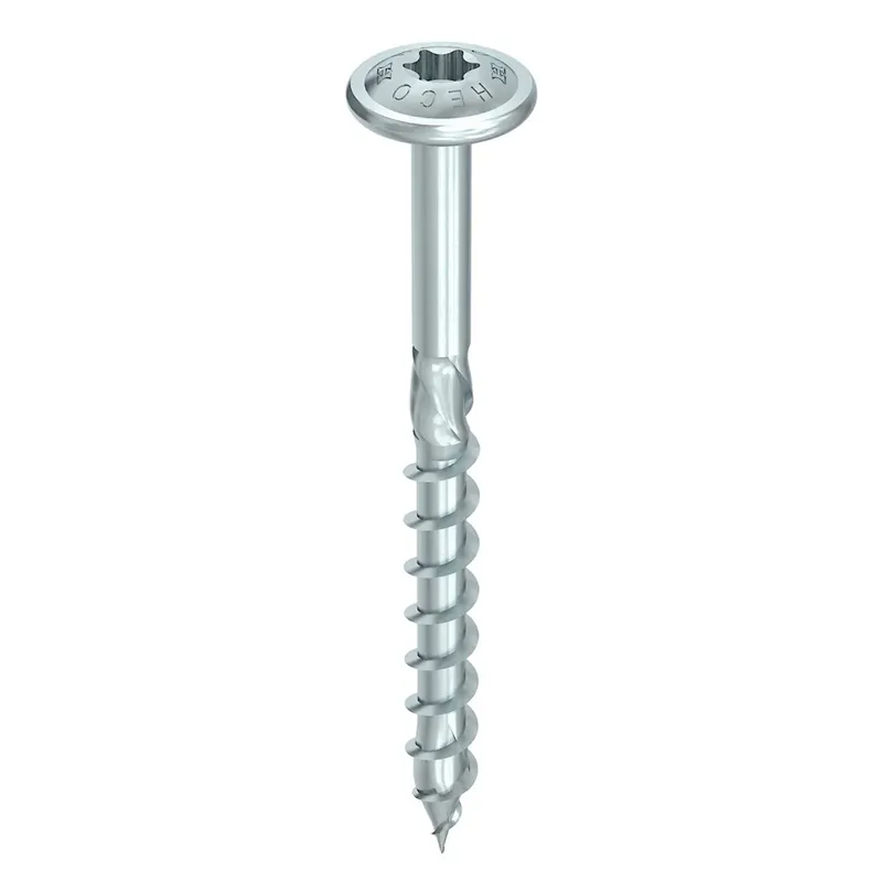 HECO TOPIX plus Profi Holzbauschraube 8,0 x 220 mm 100 Stück ( 2x 61330 ) Teilgewinde Holzschraube, Tellerkopf, T-Drive, verzinkt blau, A3K Knallerangebot