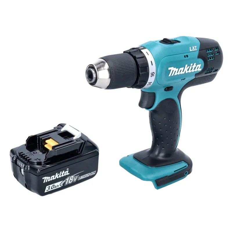 Nur Für Kurze Zeit Makita DDF 453 F1 Akku Bohrschrauber 18 V 42 Nm + 1x Akku 3,0 Ah - ohne Ladegerät