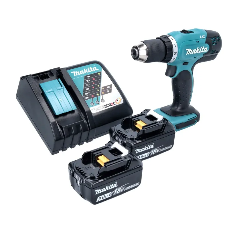 Online Kaufen Makita DDF 453 RF Akku Bohrschrauber 18 V 42 Nm + 2x Akku 3,0 Ah + Ladegerät