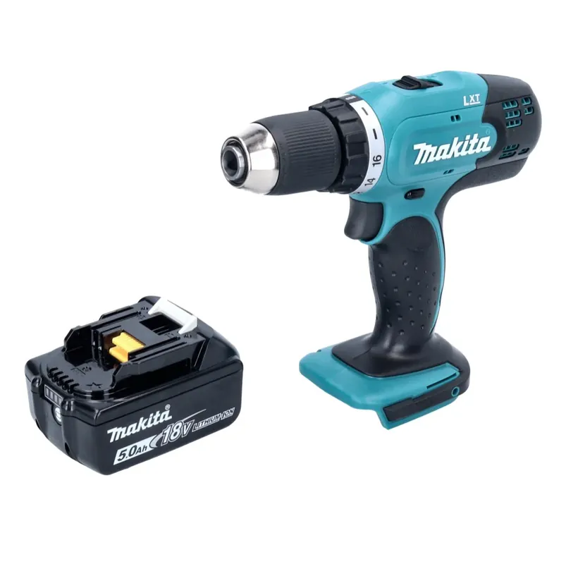 Rabatt Makita DDF 453 T1 Akku Bohrschrauber 18 V 42 Nm + 1x Akku 5,0 Ah - ohne Ladegerät