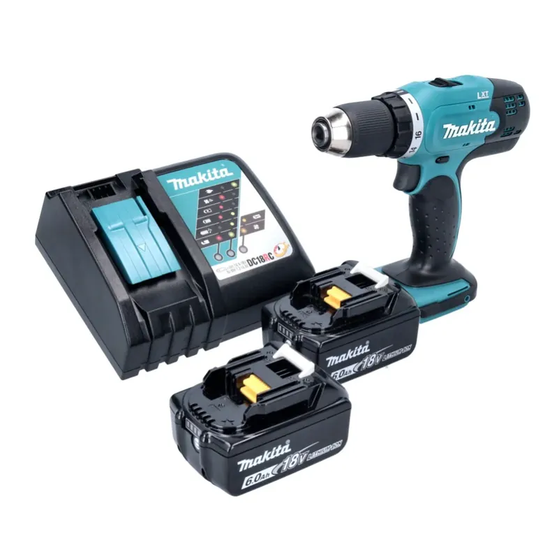 Makita DDF 453 RG Akku Bohrschrauber 18 V 42 Nm + 2x Akku 6,0 Ah + Ladegerät Must-Have