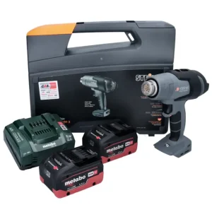Neue Ware Steinel mobile heat MH 3 Akku Heißluftgebläse 18 V 300 / 500 °C CAS + 2x Akku 5,5 Ah + Ladegerät + Koffer