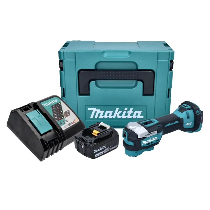 Beliebt Makita DTM 52 RM1J Akku Multifunktionswerkzeug 18 V Starlock Max Brushless + 1x Akku 4,0 Ah + Ladegerät + Makpac