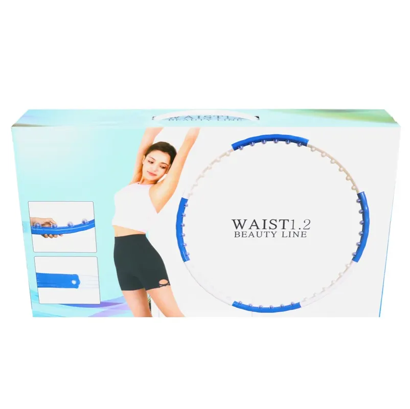 Naria Waist 1.2 Beauty Line Hula Hoop Reifen Verstellbare Größe weiß / blau Jetzt Bestellen