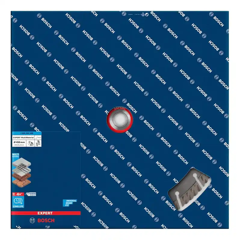Kracherpreis Bosch Expert MultiMaterial Diamant Trennscheibe 450 x 3,3 x 25,40  mm ( 2608900668 ) Diamond Technology für Tischsägen / Benzinsägen