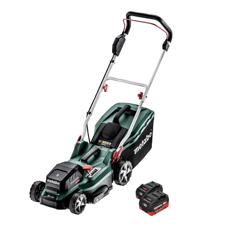 Kracherpreis Metabo RM 36-18 LTX BL 36 Akku Rasenmäher 36 V ( 2x 18 V ) LTX Brushless + 2x Akku 8,0 Ah - ohne Ladegerät