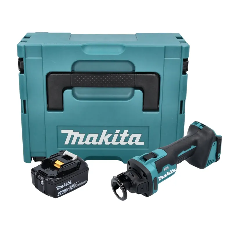 Wochenendangebot Makita DCO 181 M1J Akku Rotationsschneider 18 V 32000 U/min Brushless + 1x Akku 4,0 Ah + Makpac - ohne Ladegerät