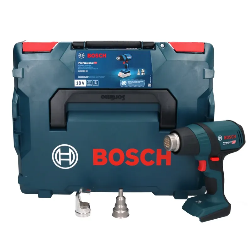 Neuheit Bosch GHG 18V-50 Professional Akku Heissluftgebläse 18 V 300° C / 500° C + L-Boxx ( 06012A6501 ) - ohne Akku, ohne Ladegerät