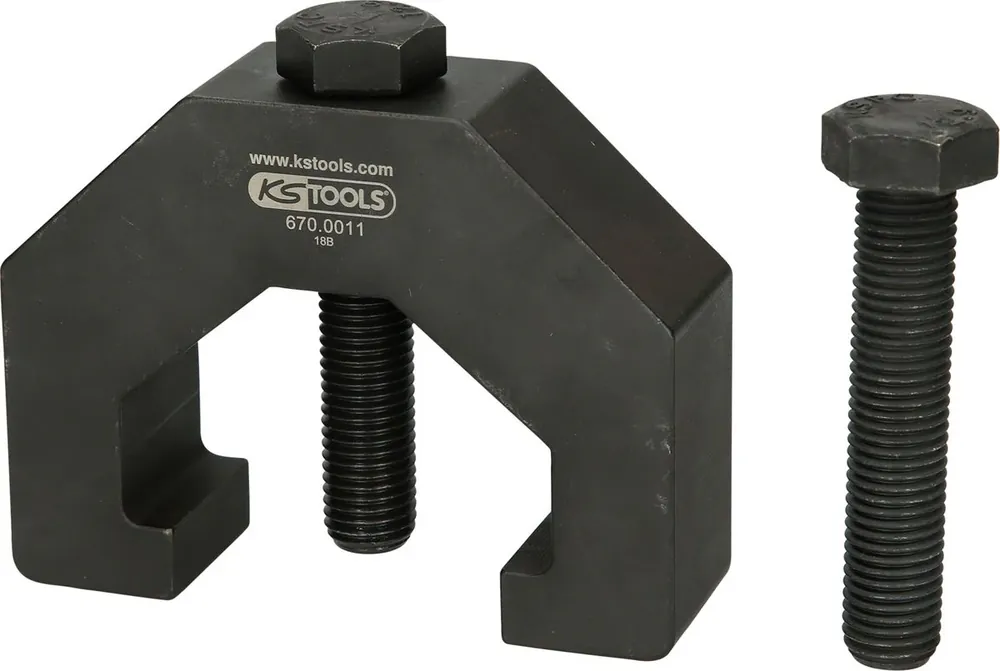 Markenprodukt KS TOOLS Kugelgelenk-Abzieher für Lenkstockhebel für Land Rover, 56,6 mm ( 670.0011 )