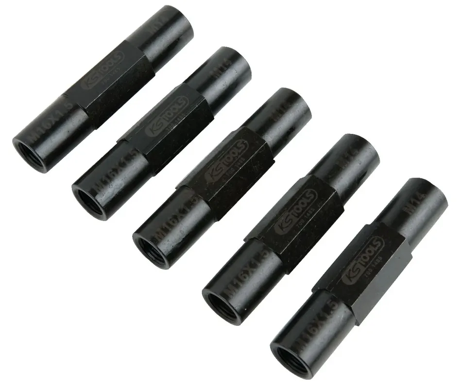 Preiswert KS TOOLS Adapter für Radstehbolzen mit IG M14 + M16x1,5, 5er Pack ( 700.1485 )