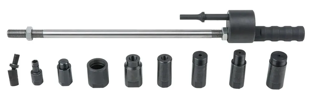 KS TOOLS Druckluft-Meißel-Injektoren-Auszieh-Satz, 10-tlg ( 152.1450 ) Sonderaktion
