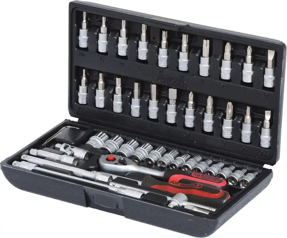 KS TOOLS 1/4" Steckschlüssel-Satz, 46-tlg ( 911.0646 ) Heißes Angebot