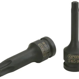 KS TOOLS 1/2" Kraft-Bit-Stecknuss Torx, lang, T80 ( 911.0922 ) Top-Seller