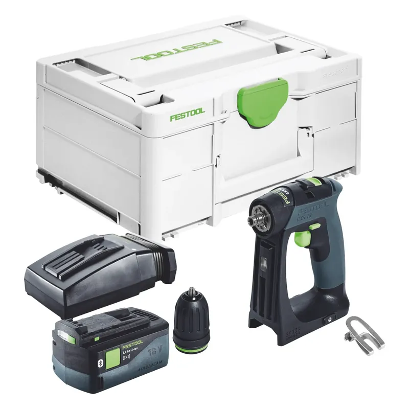 Festool CXS 18 Akku Bohrschrauber 18 V 40 Nm Brushless + 1x Akku 5,0 Ah + Ladegerät + Systainer Neue Kollektion