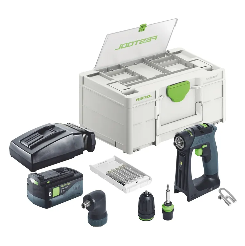 Sonderangebot Festool CXS 18-Basic-Set Akku Bohrschrauber 18 V 40 Nm Brushless + 1x Akku 5,0 Ah + Ladegerät + Systainer
