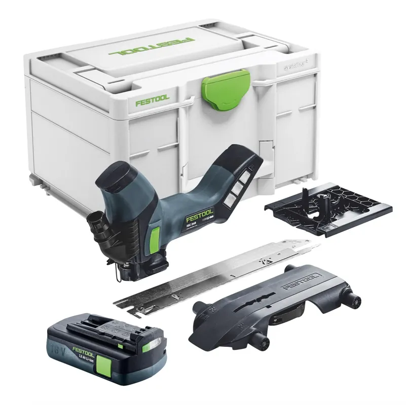 Festool ISC 240 EB-Basic Akku Dämmstoffsäge 18 V 240 mm + 1x Akku 3,0 Ah + Systainer - ohne Ladegerät Begrenztes Angebot
