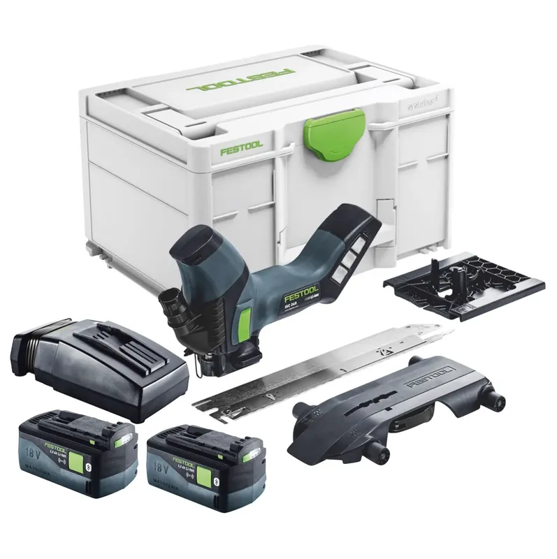 Highlight Festool ISC 240 EB-Basic Akku Dämmstoffsäge 18 V 240 mm + 2x Akku 5,0 Ah + Ladegerät + Systainer