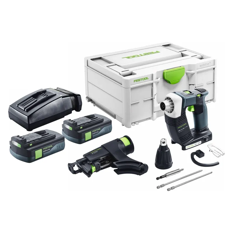 Festool DURADRIVE DWC 18-4500 Basic Akku Bauschrauber 18 V 14 Nm Brushless + 2x Akku 3,0 Ah + Ladegerät + Systainer Top-Seller