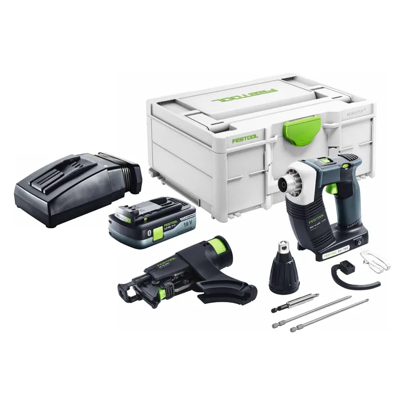 Sichere Zahlung Festool DURADRIVE DWC 18-4500 Basic Akku Bauschrauber 18 V 14 Nm Brushless + 1x Akku 4,0 Ah + Ladegerät + Systainer