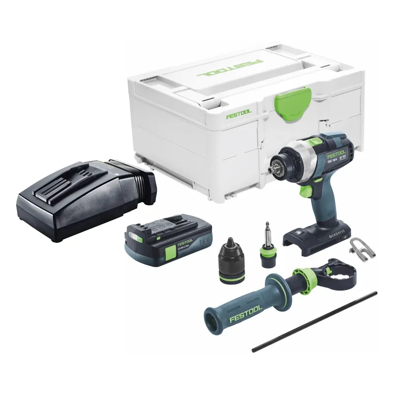 Expressversand Festool TDC 18/4 I-Basic Akku Bohrschrauber 18 V 75 Nm Brushless + 1x Akku 3,0 Ah + Ladegerät + Systainer
