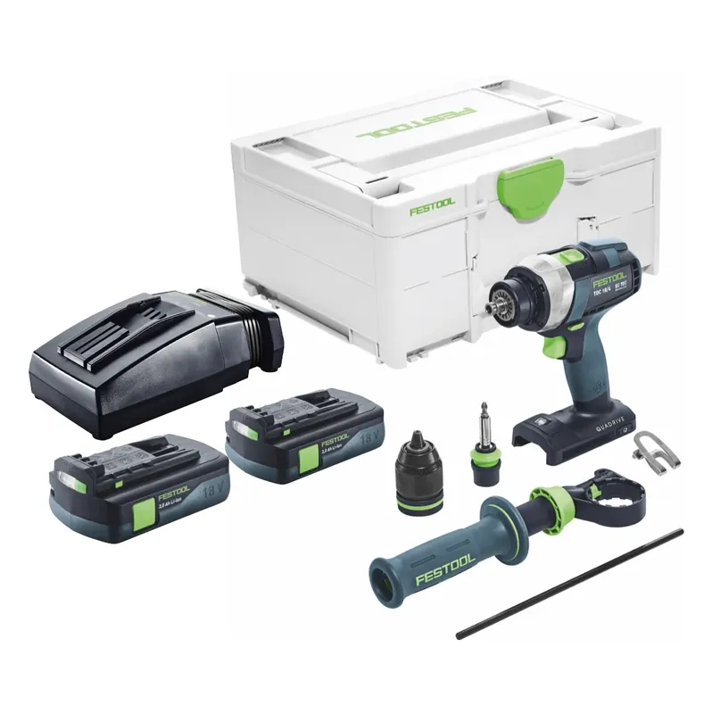 Festool TDC 18/4 I-Basic Akku Bohrschrauber 18 V 75 Nm Brushless + 2x Akku 3,0 Ah + Ladegerät + Systainer Jetzt Bestellen