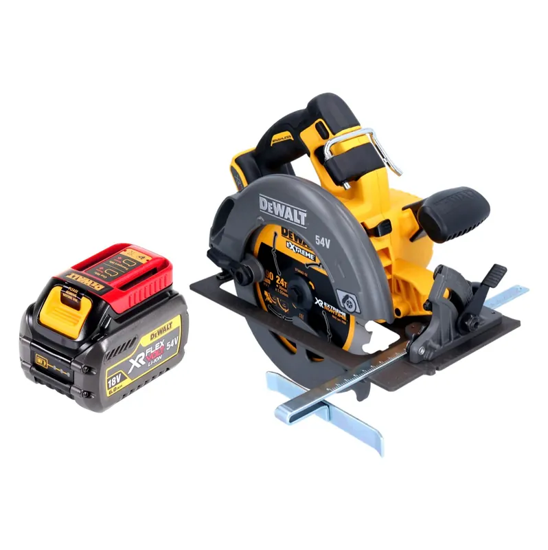 DeWalt DCS 575 N Akku Handkreissäge 54 V FlexVolt 190 mm Brushless + 1x Akku 6,0 Ah - ohne Ladegerät Wochenendangebot