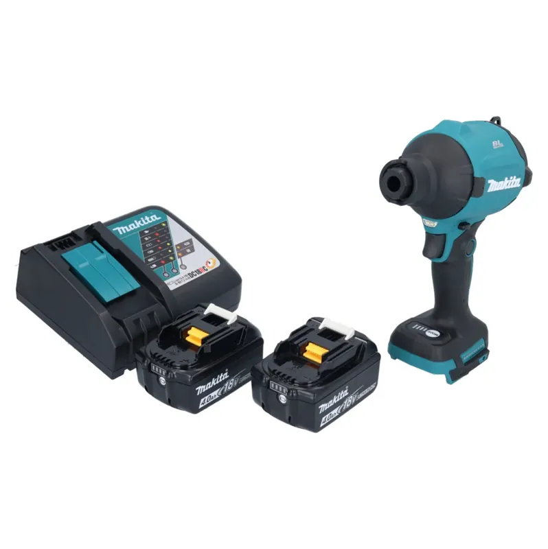 Makita DAS 180 RM Akku Gebläse 18 V Brushless + 2x Akku 4,0 Ah + Ladegerät Heißes Angebot