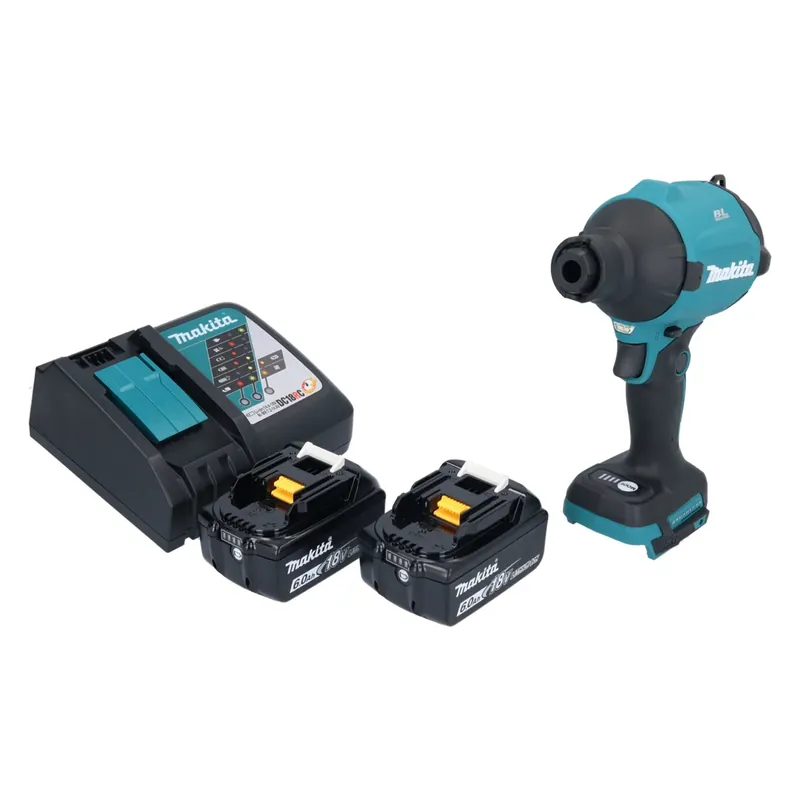 Makita DAS 180 RG Akku Gebläse 18 V Brushless + 2x Akku 6,0 Ah + Ladegerät Top-Angebot