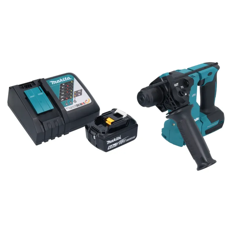 Makita DHR 183 RG1 Akku Bohrhammer 18 V 1,7 J SDS plus Brushless + 1x Akku 6,0 Ah + Ladegerät Schnäppchen