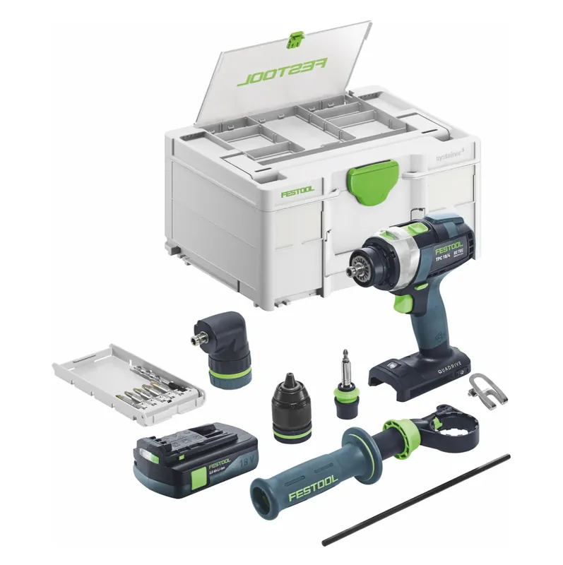 Festool TPC 18/4 I-Basic-Set Akku Schlagbohrschrauber 18 V 75 Nm Brushless + 1x Akku 3,0 Ah + Systainer - ohne Ladegerät Neue Kollektion