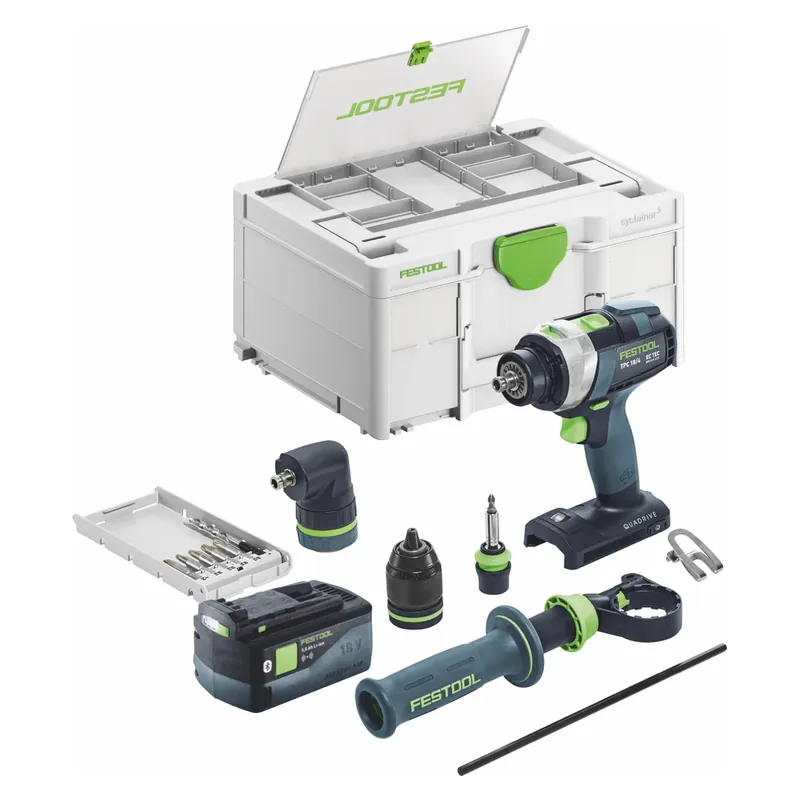 Festool TPC 18/4 I-Basic-Set Akku Schlagbohrschrauber 18 V 75 Nm Brushless + 1x Akku 5,0 Ah + Systainer - ohne Ladegerät Abverkauf