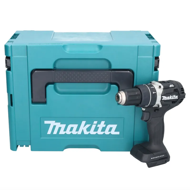 Makita DHP 484 ZJB Akku Schlagbohrschrauber 18 V 54 Nm Brushless Schwarz + Makpac - ohne Akku, ohne Ladegerät Bestseller