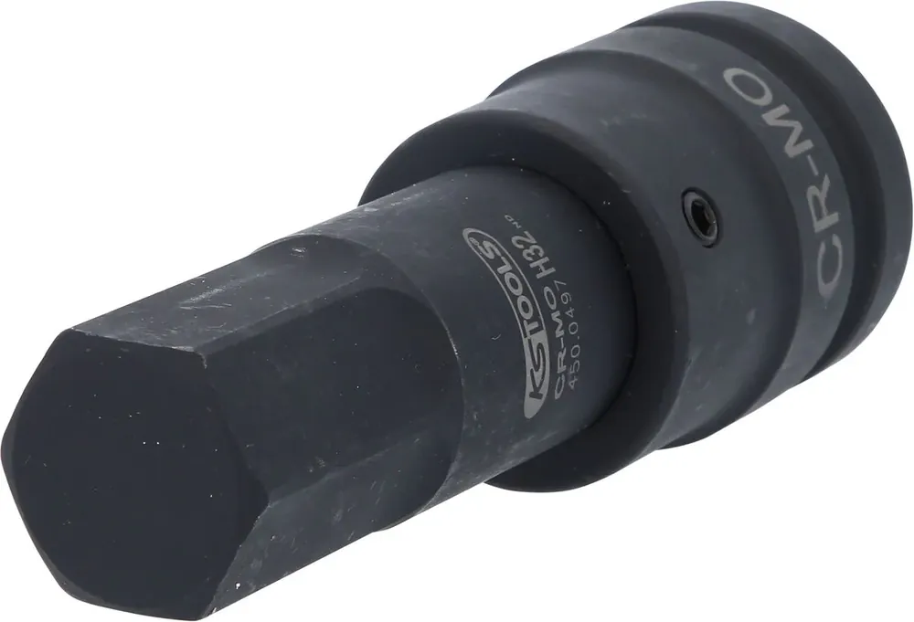 Neuheit KS TOOLS 1" Kraft-Bit-Stecknuss Innensechskant, lang, 32 mm ( 450.0497 )