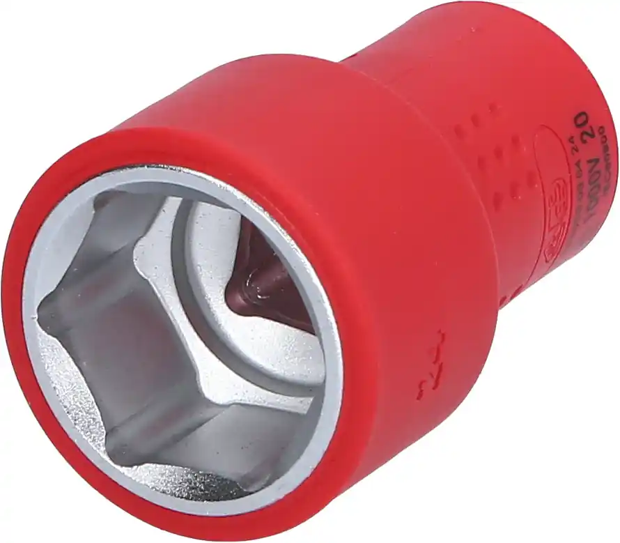 KS TOOLS 1/2" Isolierte Stecknuss, 24mm ( 118.1224 ) Markenprodukt