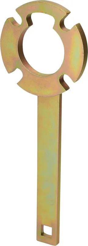 Zertifiziert KS TOOLS 1/2" Schwingungsdämpfer-Halteschlüssel für Volvo und Ford, 255,0 mm ( 400.9070 )