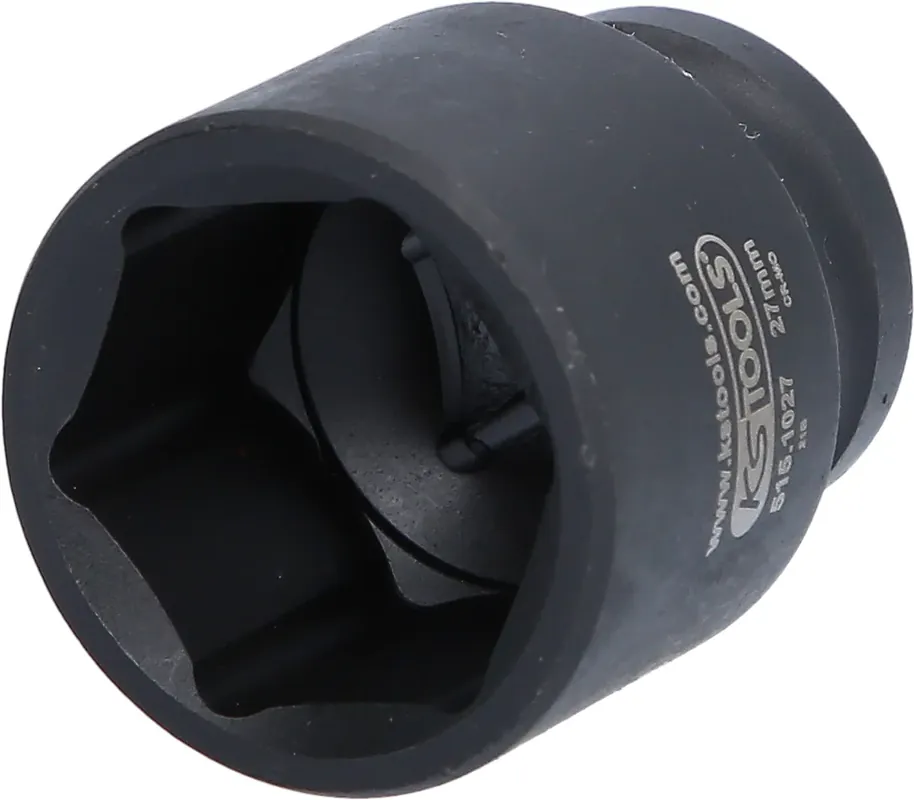 KS TOOLS 1/2" Sechskant-Kraft-Stecknuss, kurz, 27mm ( 515.1027 ) Sonderaktion