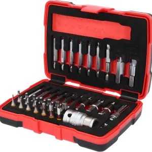 Solange Der Vorrat Reicht KS TOOLS 1/4" + 10 mm Torx- und Innensechskant-Schrauben-Ausdreher-Satz, 34-tlg ( 150.7060 )