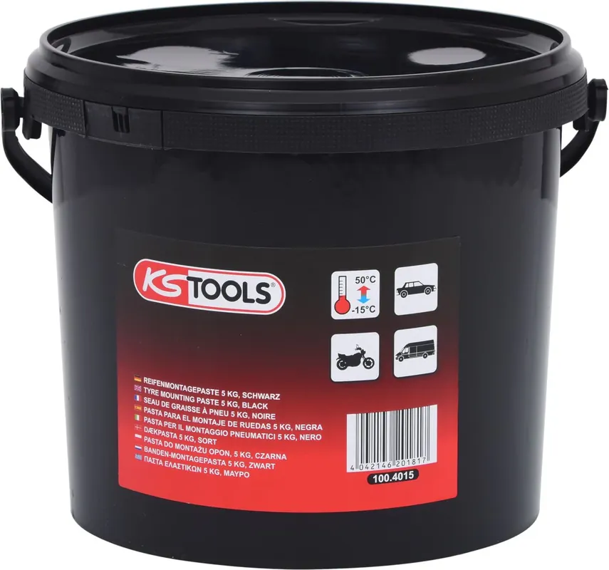 Knallerangebot KS TOOLS Reifenmontagepaste 5 kg, schwarz ( 100.4015 )